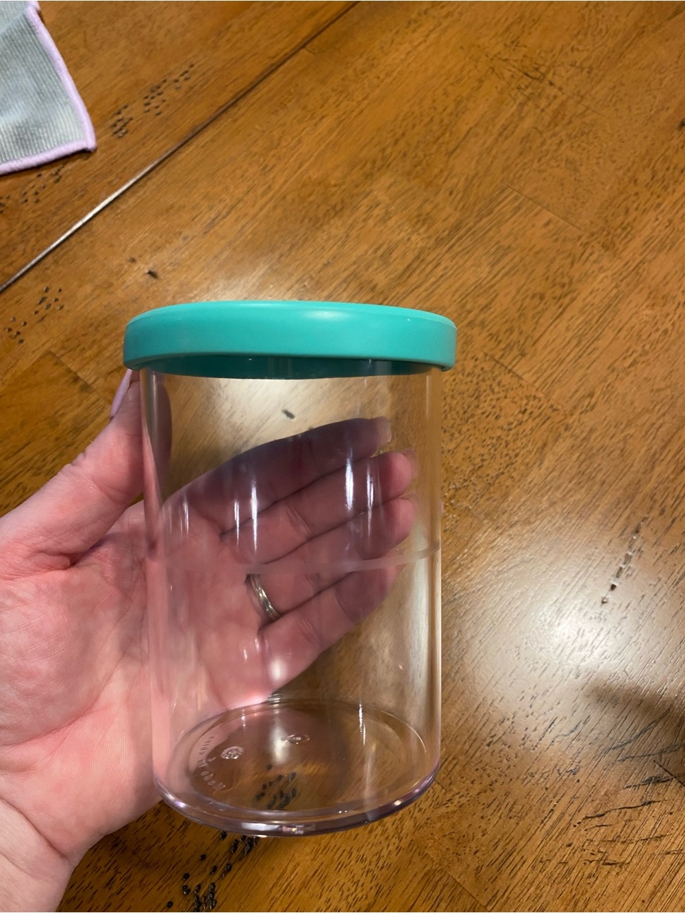 Turquoise Pampered Chef Whipped Cream Maker, Like New - Picture 5 of 6